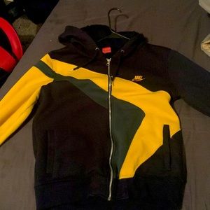 Green, Gold, Blue Nike Hoodie